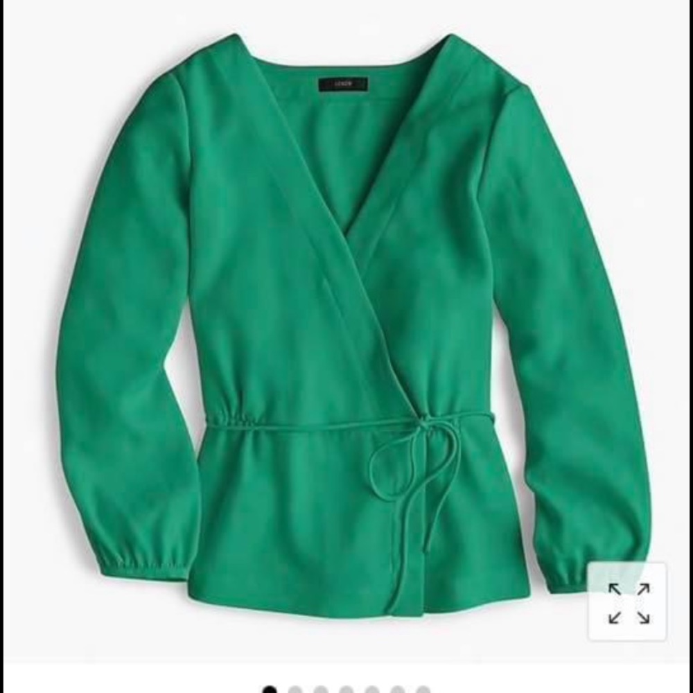 J. Crew wrap top